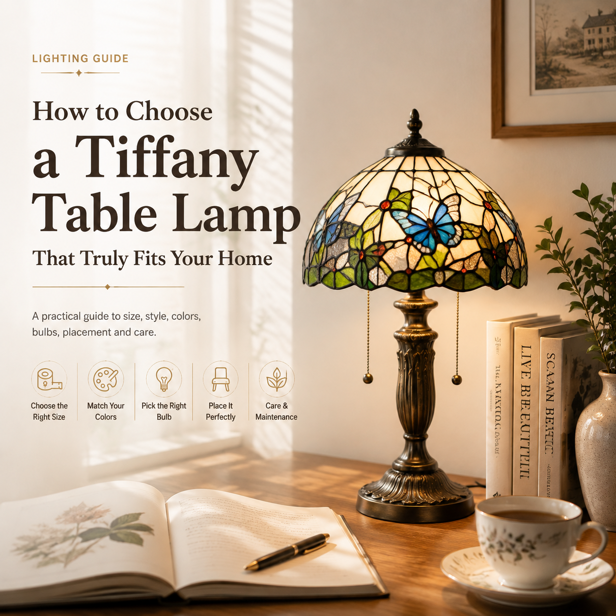 How to Choose a Tiffany Table Lamp That Truly Fits Your Home